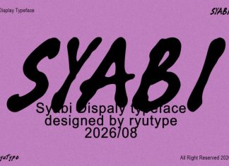 SYABI DISPLAY FONT preview image 1
