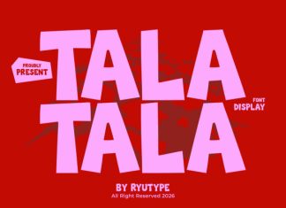TALATALA DISPLAY FONT preview image 1