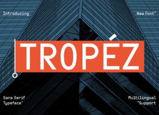 TROPEZ Font preview image 1