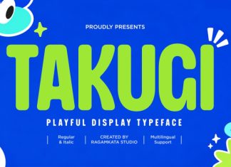 Takugi – Condensed Rounded Sans Font preview image 1