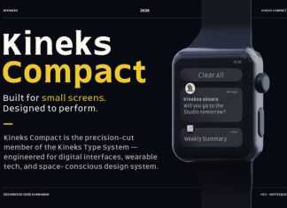The Kineks Compact Font preview image 1