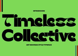 Timeless Collective – Psychedelic Font preview image 1