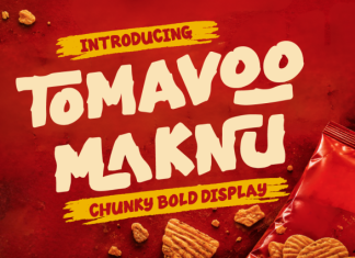 Tomavoo Maknu – Chunky Bold Font preview image 1