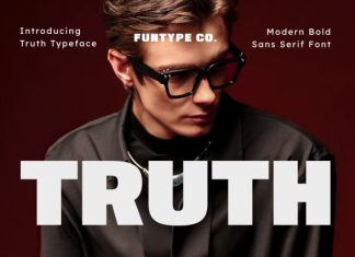 Truth – Modern Bold Sans Serif Font preview image 1