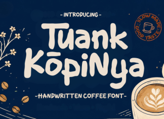 Tuank Kopinya – Coffee Handwritten Font preview image 1