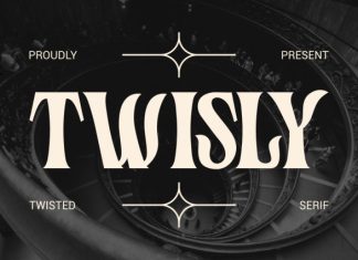 Twisly Twisted Serif Font preview image 1