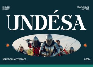 UNDESA – Medieval Retro Display Font preview image 1