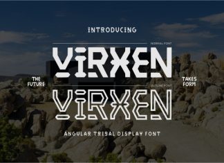 Virxen Font preview image 1