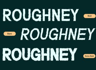 VT Roughney – Handdrawn Font preview image 2