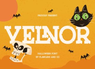 Velnor – Halloween Display Font preview image 1