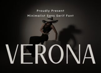 Verona – Minimalist Sans Serif Font preview image 1