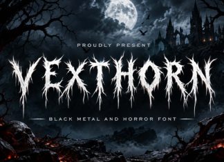 Vexthorn Font preview image 1