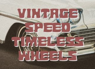 Vintage Runner Retro Sport Font preview image 3