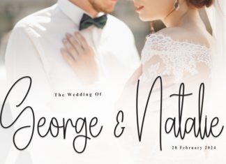 Wedding Birthday Font preview image 2