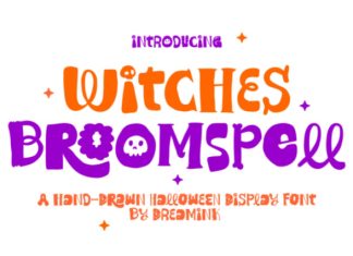Witches Broomspell Font preview image 1