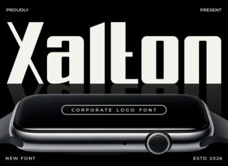 Xalton Corporate Logo Font preview image 1