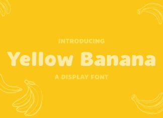 Yellow Banana Font preview image 1