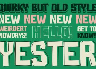 Yester Font preview image 1