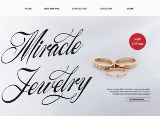 Yureika Glasious Classic Elegant Script Font preview image 3