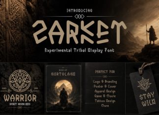 Zarket Font preview image 1
