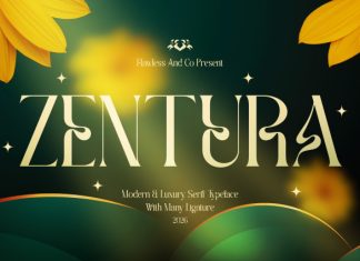 Zentura – Modern Luxury Serif Font preview image 1