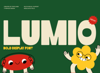 Lumio Font preview image 1