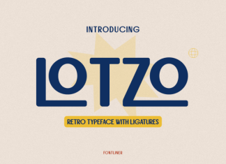 Lotzo Font preview image 1