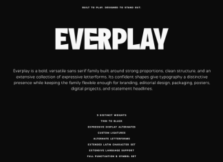 Everplay Font preview image 2