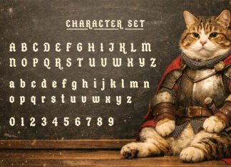 AAKSARAAN DREADMOOR Font preview image 3