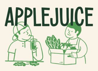 Applejuice – Playful Organic Kids Font preview image 1