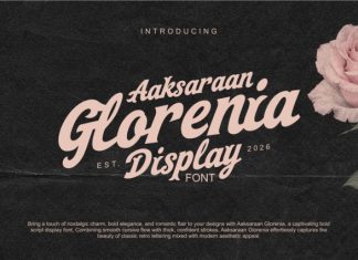 Aaksaraan Glorenia Font preview image 1