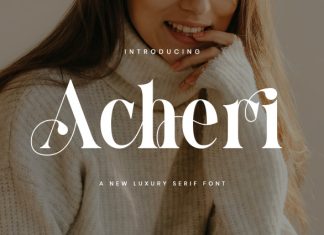 Acheri – Luxury Serif Font preview image 1