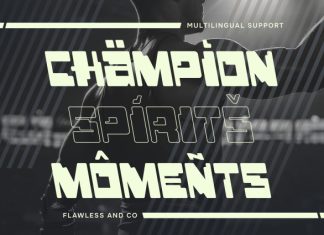 Altzon – Sport Display Font preview image 3