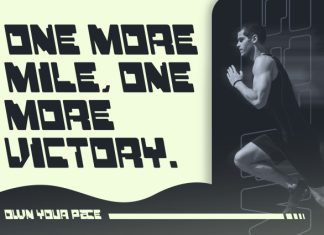 Altzon – Sport Display Font preview image 2