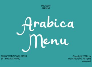Arabica Menu Font preview image 1