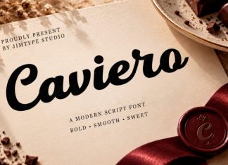 Caviero Font preview image 1