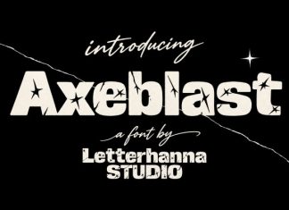 Axeblast Font preview image 1