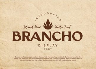 BRANCHO Font preview image 1