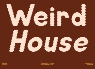 Baedar Distort Font preview image 2