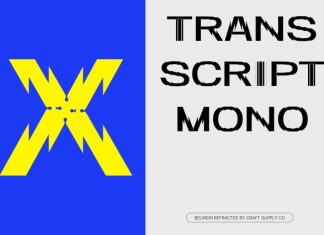 Belmein Refracted Font preview image 3