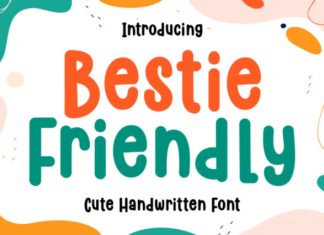 Bestie Friendly Font preview image 1