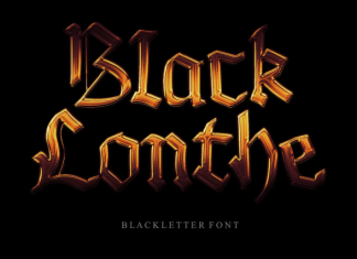 Black Lonthe Font preview image 1