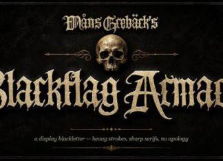 Blackflag Armada Font preview image 1