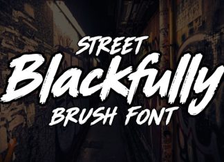 Blackfully Font preview image 1