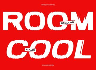Blazhe Refracted Font preview image 3
