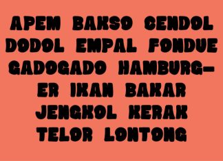 Blocker Font preview image 2