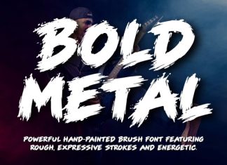 Bold Metal Font preview image 1