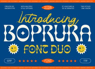 Boprura Font preview image 1