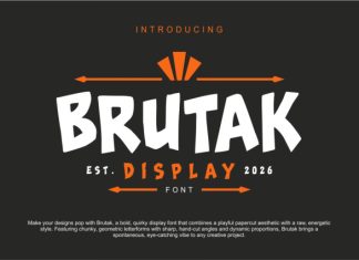Brutak Font preview image 1