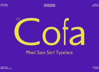 CS Cofa Mix Font preview image 1